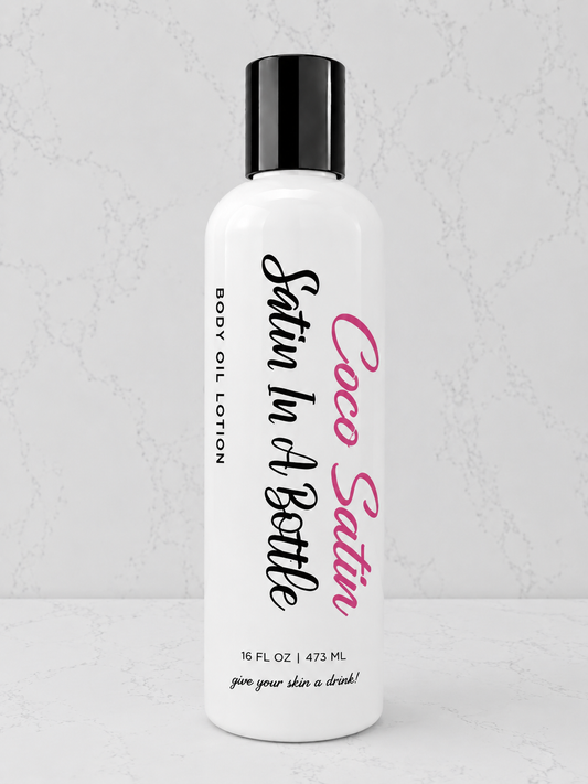 16oz Coco Satin Fragranced Body Oil Lotion